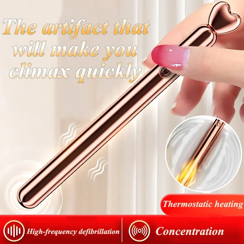 New Mini 10-Speeds Bullet Vibrator For Women Masturbation G Spot Stimulator Electroplate Love Shape Vibrator Adult Sex Toys
