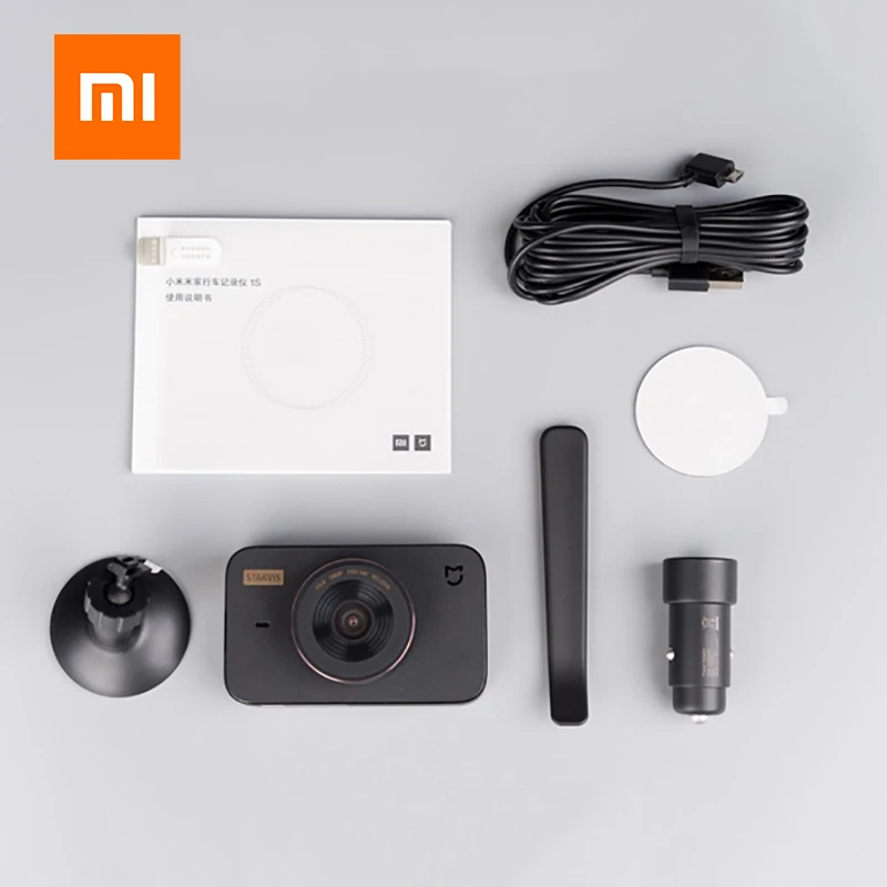 Оригинальный умный Автомобильный видеорегистратор Xiaomi Mijia с углом обзора 165 градусов Mi 1S