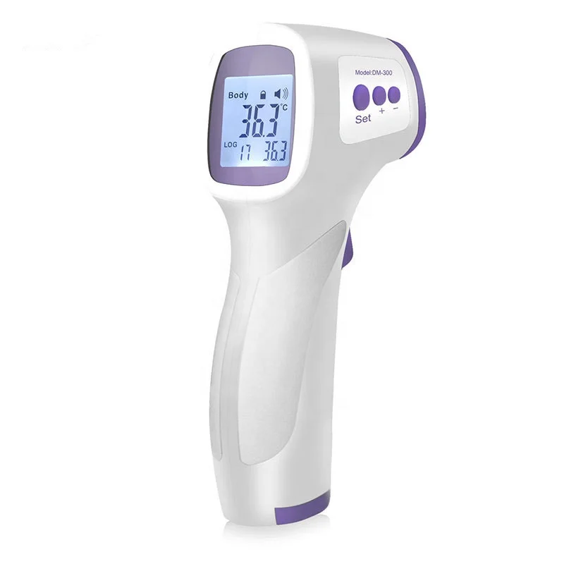 Thermometry Product Name Digitalthermometer in hand Measure the forehead