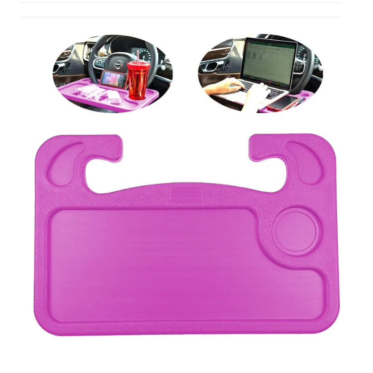Car Travel Table, Travelers Food Eating Hook On Car Steering Wheel Tray