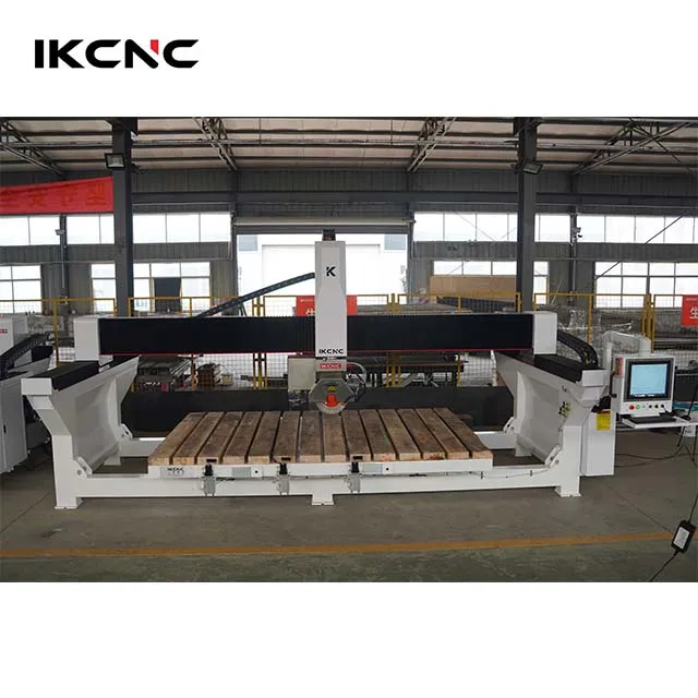 IKCNC 4 + 1 мостовая пила гранитная cnc машина моноблочная для продажи
