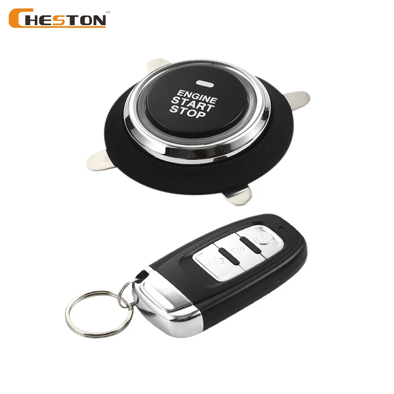PKE Car Alarm Keyless Push Button Engine Start Stop System Push Button Switch Car Alarm