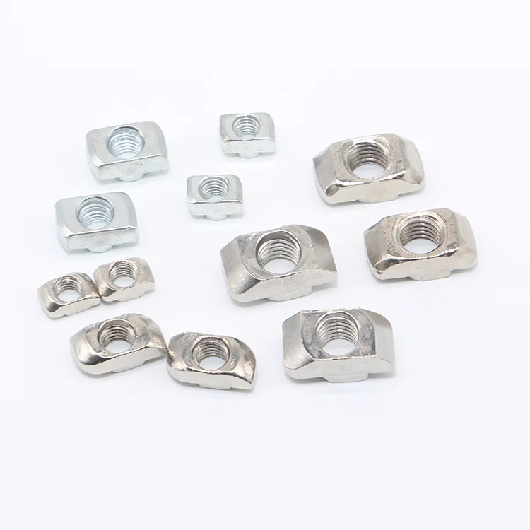 M3/M4/M5*10*6 For 20 Series Slot T-nut Sliding T Nut Hammer Drop In Nut Fasten Connector 2020 Aluminum Extrusions HW109