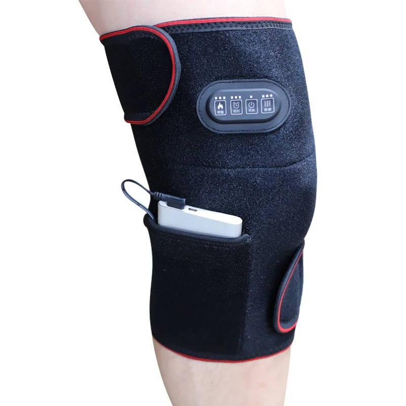 Charging Heating Massage Knee Pad to Alleviate the Joint Pain of Cold Legs of Old Men and Women Warm Vibration Heating Knee Pad