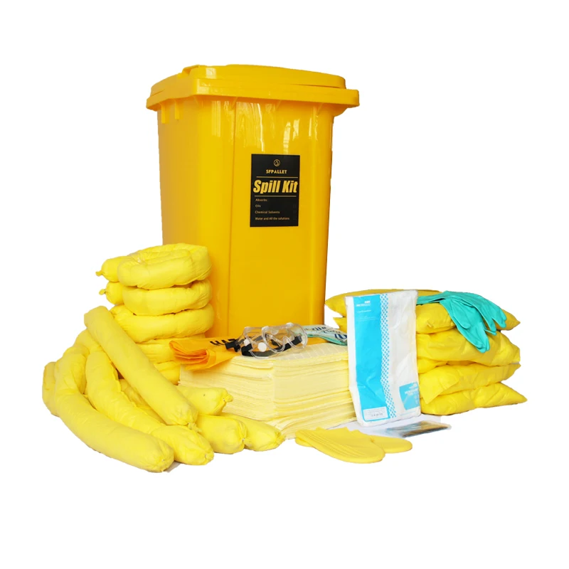 High Performance 240l Emergency General Purpose Absorbent Universal Spill Kits for Factory