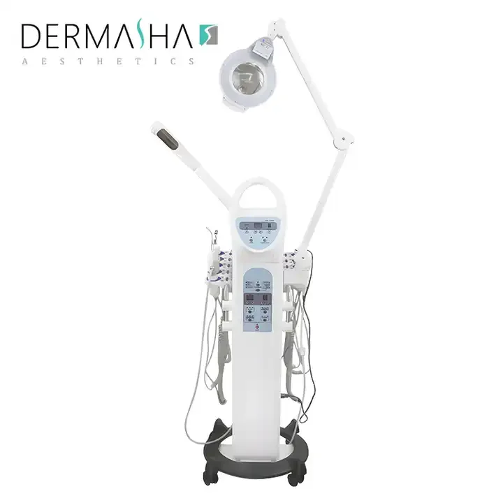 9 in 1 Multifuncional high frequency facial steamer beauty machine Water Spray Facial Care Beauty Machine Professional