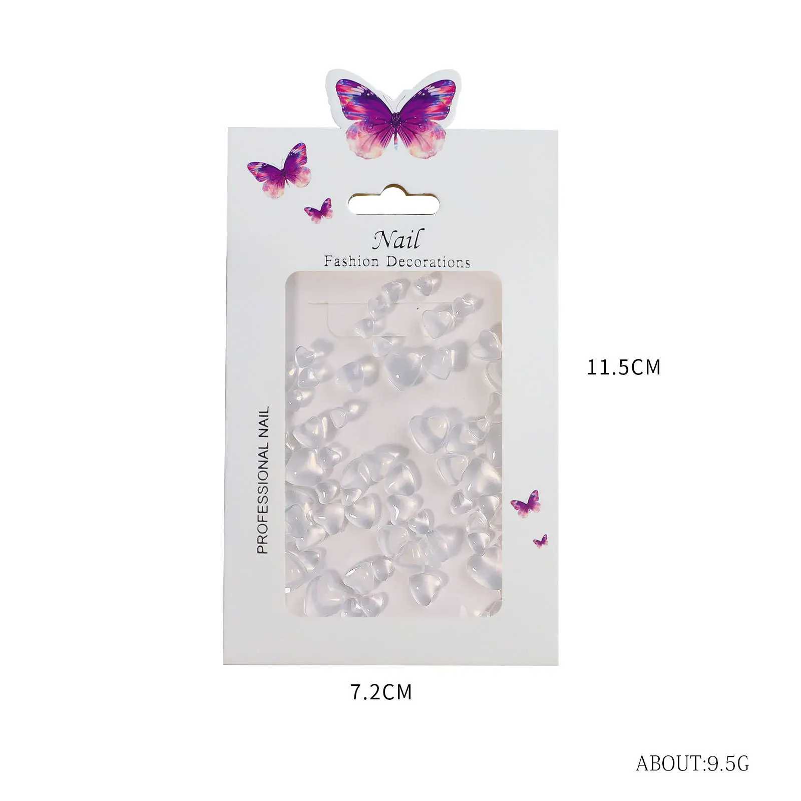 OEM INS color change nail sticker accessories wearing ABS nail products art designer false nail paste tool set in box