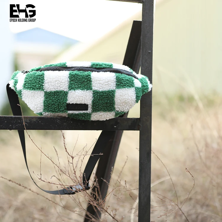 Custom Luxury Designers Women Waist Pack Fitness Mini Belt Bag Plush Fanny Packs Purse Pouch phone Belt Waist Bags