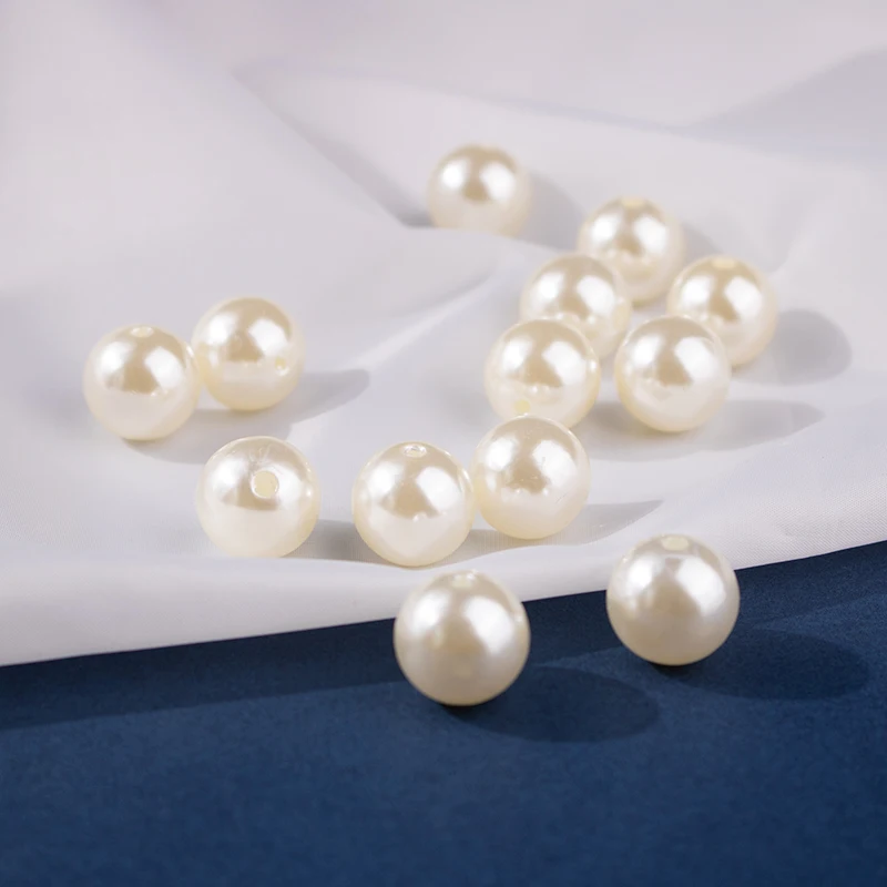 Оптовая продажа, жемчужины из АБС-пластика 3 мм-30 мм оптом, пластиковые ювелирные изделия, аксессуары для одежды, бусины россыпью для рукоделия, «сделай сам»