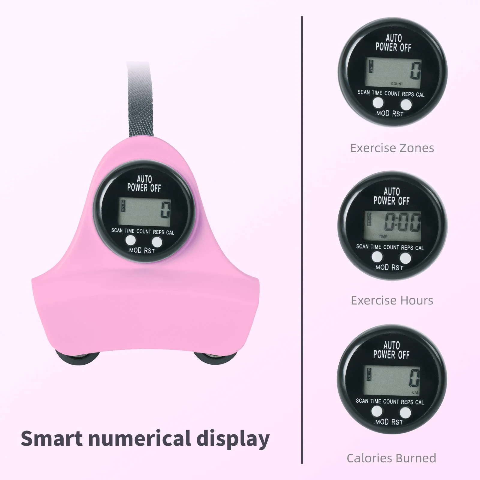 360 Degree Massage Weighted Hula Ring Hoop Gym Equipment With Digital Display Counter Hula Ring Hoops