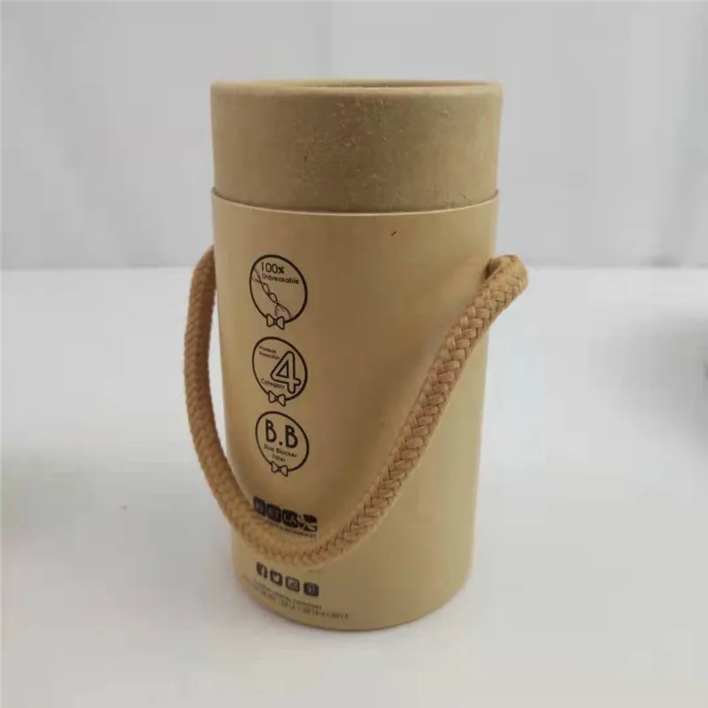 round craft paper cylindrical packaging cardboard tube