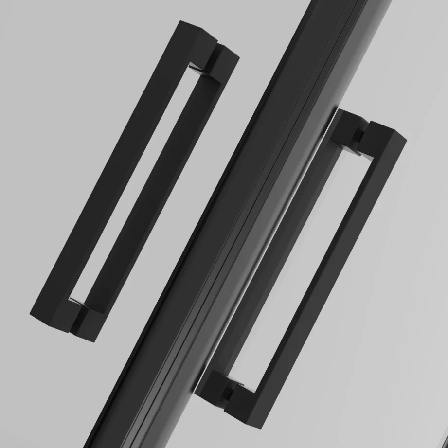 High quality black aluminum glass  shower enclosure shower rooms for bathroom