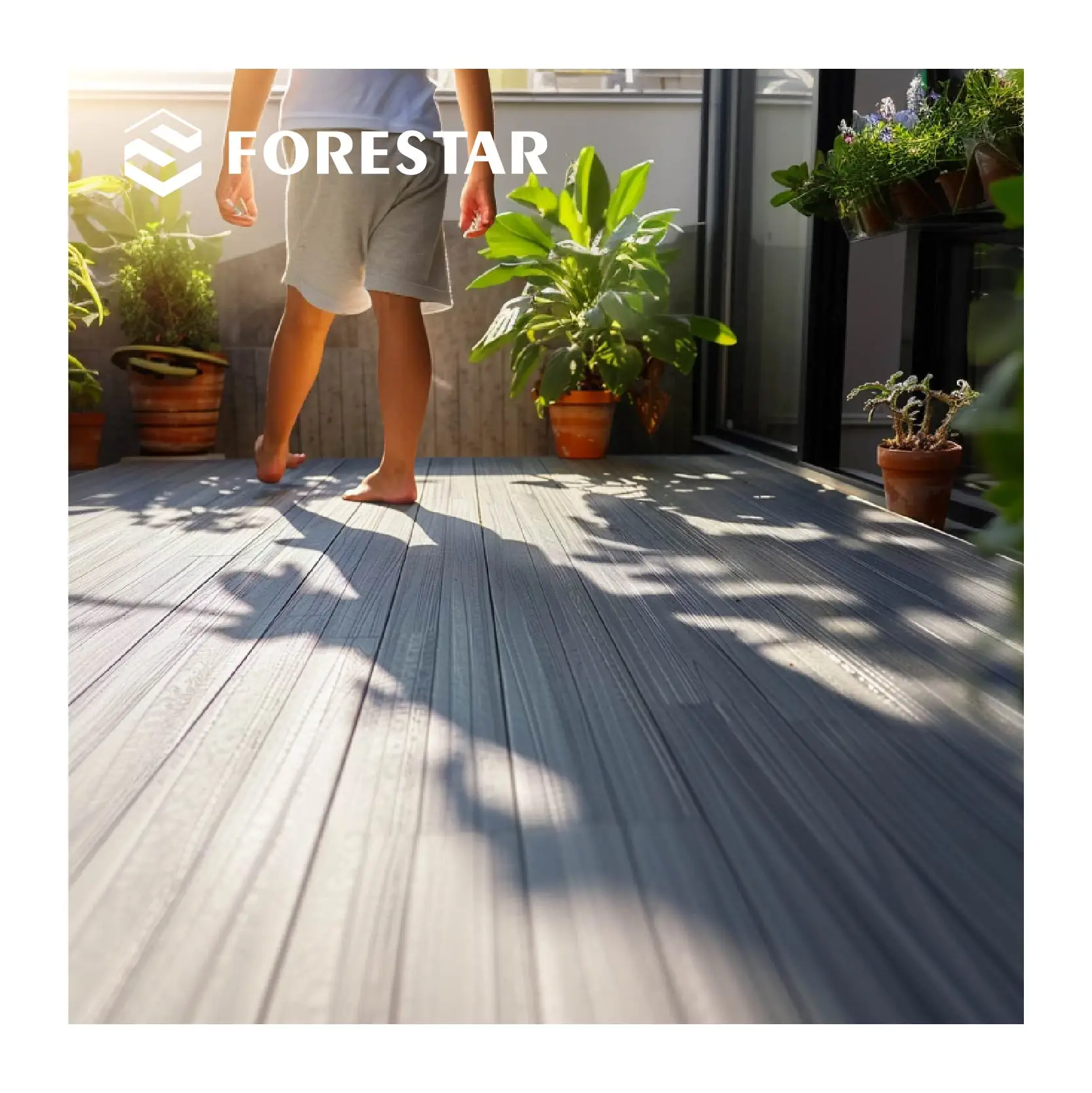 Weather Resistant Water Proof Long Lasting Wood Plastic Deck Composite Decking Boards Flooring For Outdoor Patio