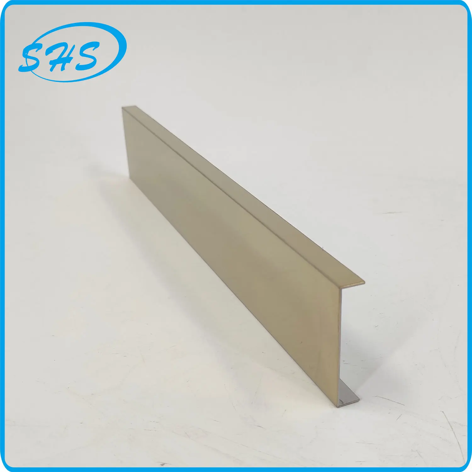 U-Shape Ceramic Tile Trim Matt Golden Metal Brush 304 Stainless Steel Wall Tile Trim Ceramic Strip