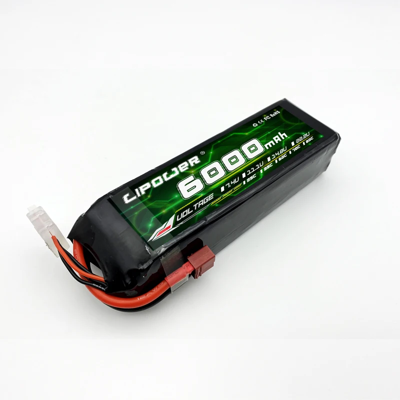 Lipower FPV Drone Lipo Battery 6S 6000mah 22.2V 100C With Xt60 Connector For Drone Batteries