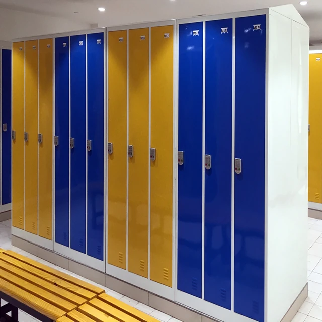 Metal 9 Door Office Furniture Wardrobe Steel Gym Locker  Laboratory Equipment Dealers