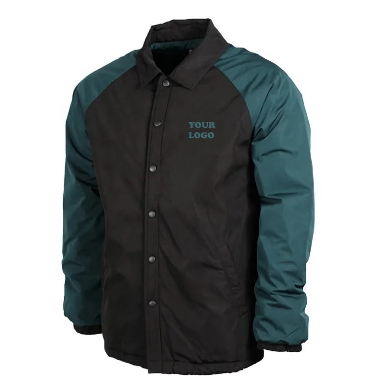 High Quality Padded Softshell Jacket With Raglon Sleeve And Collar Custom Logo Printed Embroidery Design Your Own jacket