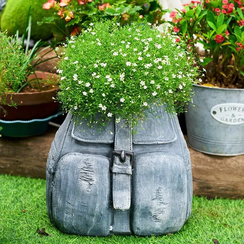 Custom Creative Boots Shaped Flower Vase Ceramic Vases For Home Decor High Heeled Boot Vase Garden Pots and Planters