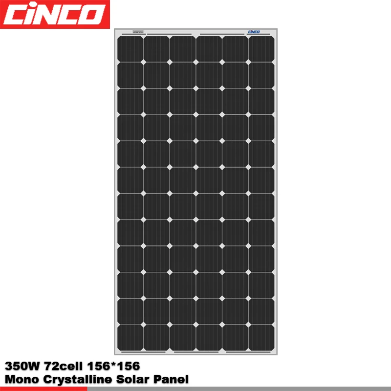 CINCO 350W 360W 370W mono solar panel with cheap price can do customization for 3KW 5KW on off grid solar system