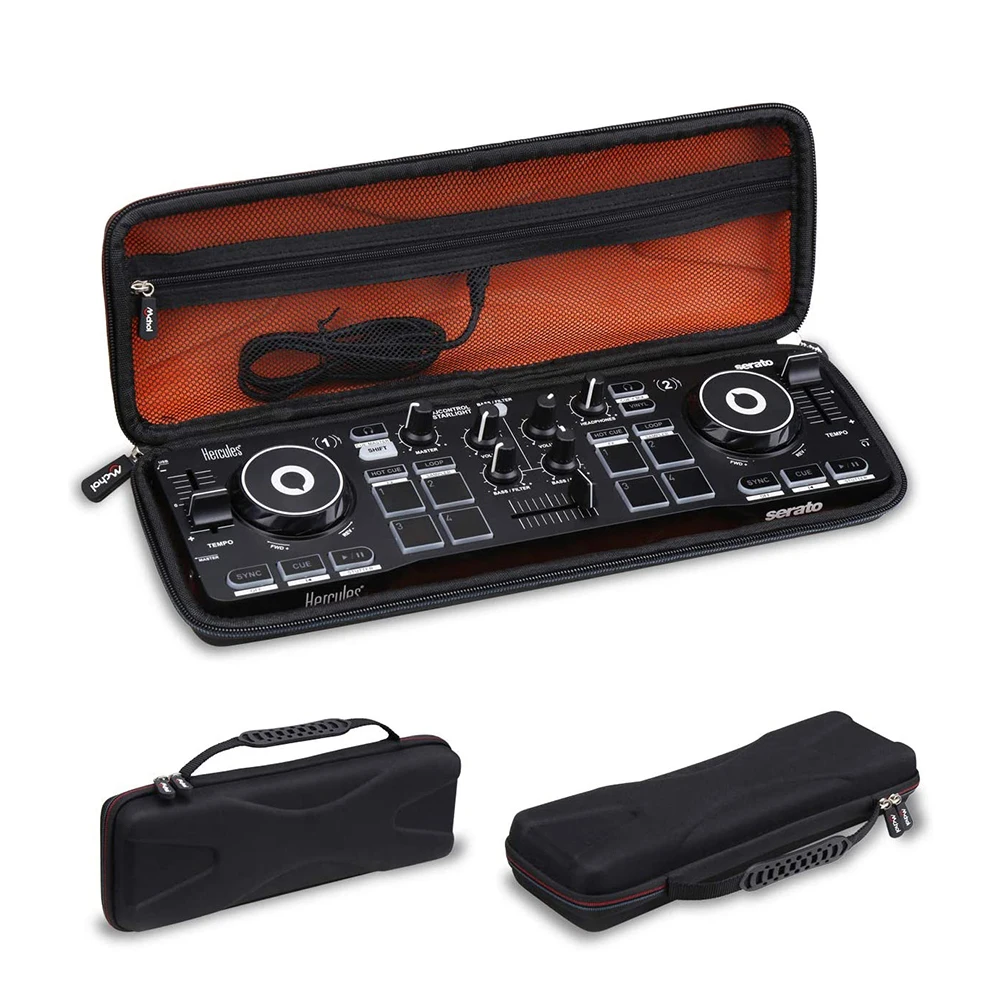 EVA Hard Portable Case  with Hercules DJ Starlight Pocket USB DJ  CASE