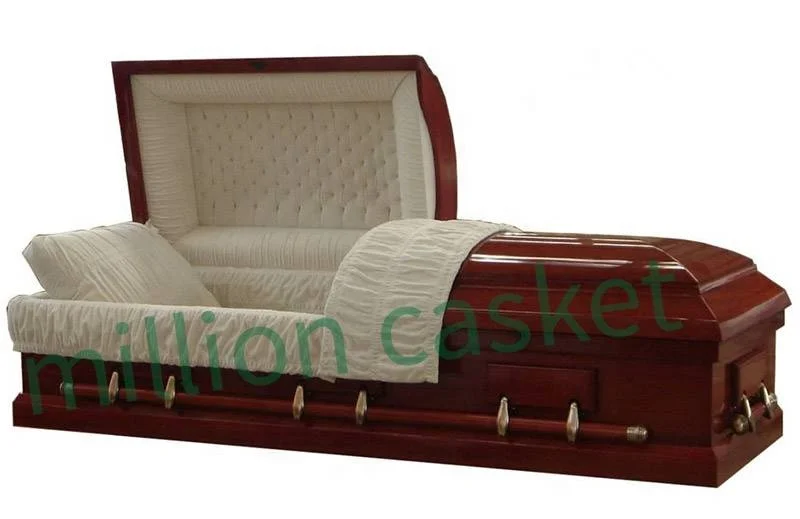  Шпон из красного дерева деревянная шкатулка с регулируемая кровать DH-026