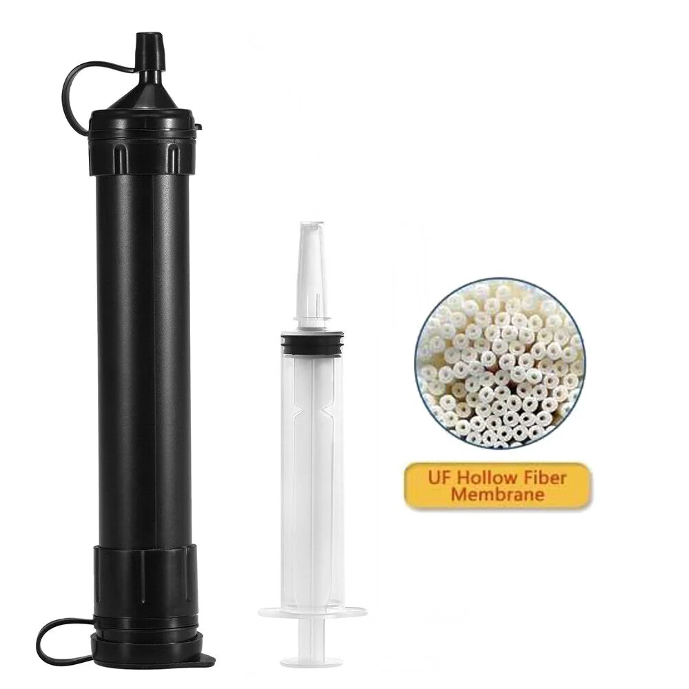Camping Hiking Survival Water Filter Straw Personal Water Purifier Filtration Straw Emergency Outdoor Gear