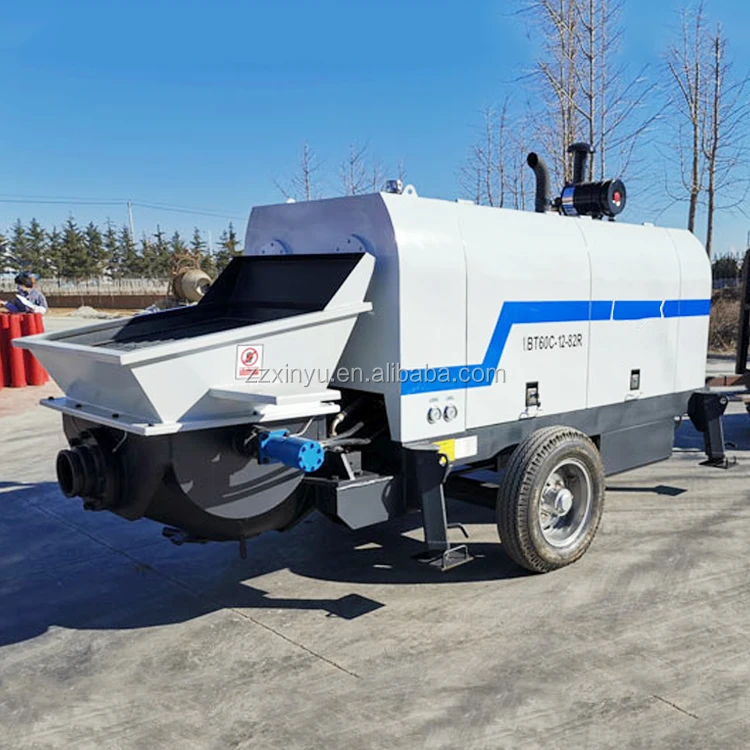 Low price and convenient operation China factory manufacture diesel  type concrete  pump for sale South America