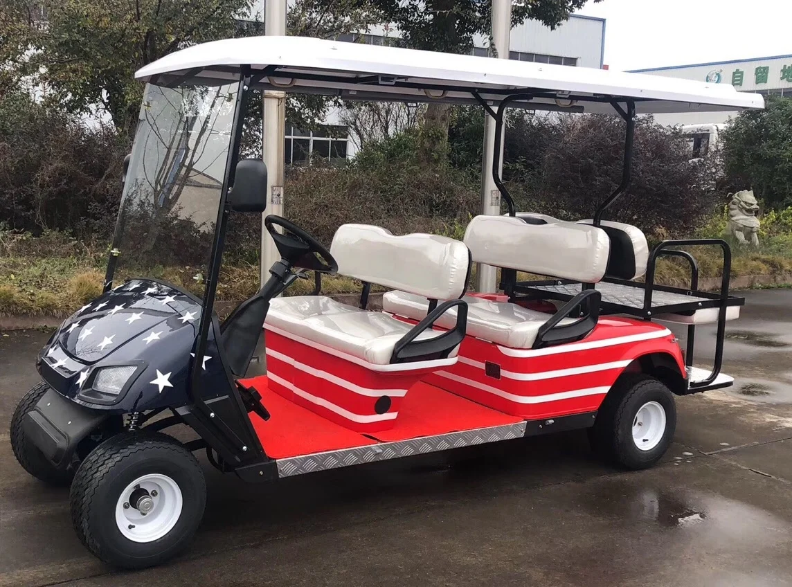 Профессиональная настраиваемая газовая или электрическая тележка для гольфа с 8 пассажирами 250 куб. См для аэропорта и отеля