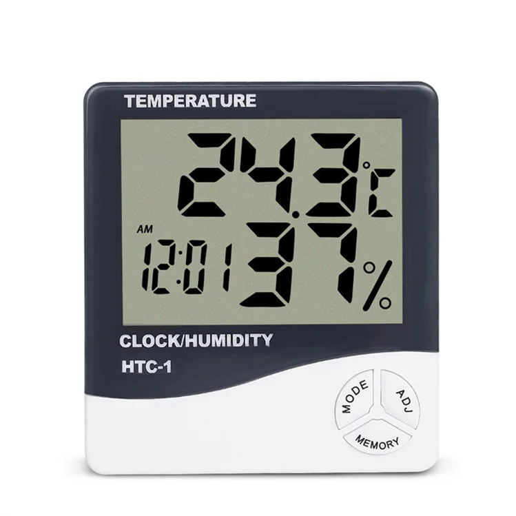 High Quality Indoor Room LCD Electronic Temperature Humidity Meter Weather Station Digital Thermometers Hygrometer