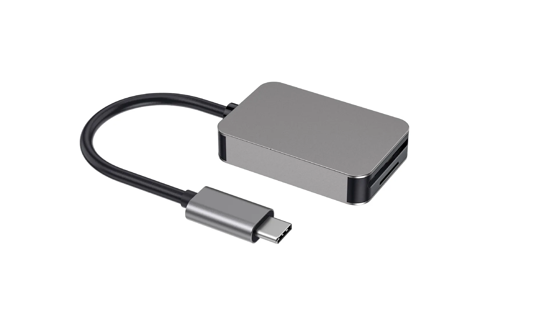 2023 new style type c to usb 3.1 SD 4.0 TF 2 in 1 5GBPS fast card reader