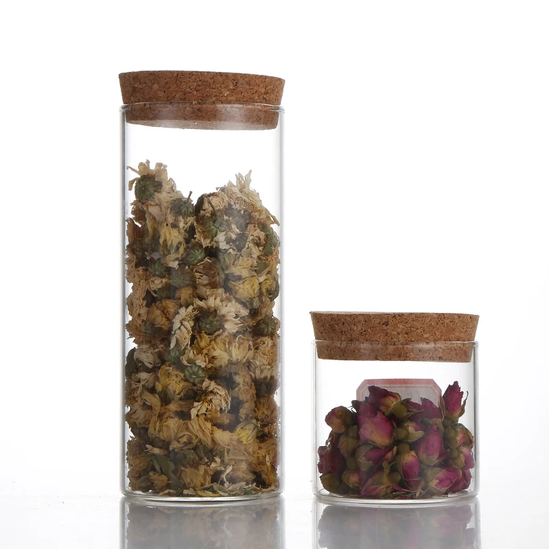 
High borosilicate transparent glass sealed cans for domestic storage cans manufacturers direct sales 