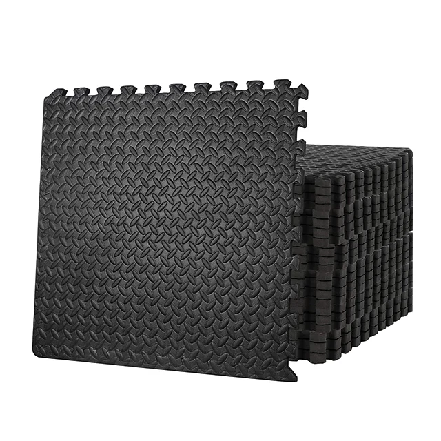 Черный EVA пенопластовый коврик 60*60*1 2 см толстый заказной принт высокое качество защитный пол с более низкой ценой