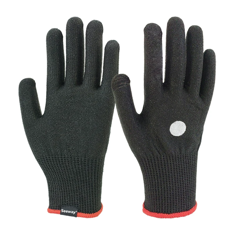 Seeway Cut Resistant Flex Rope Gloves for Team Roping with Custom Embroidered Design