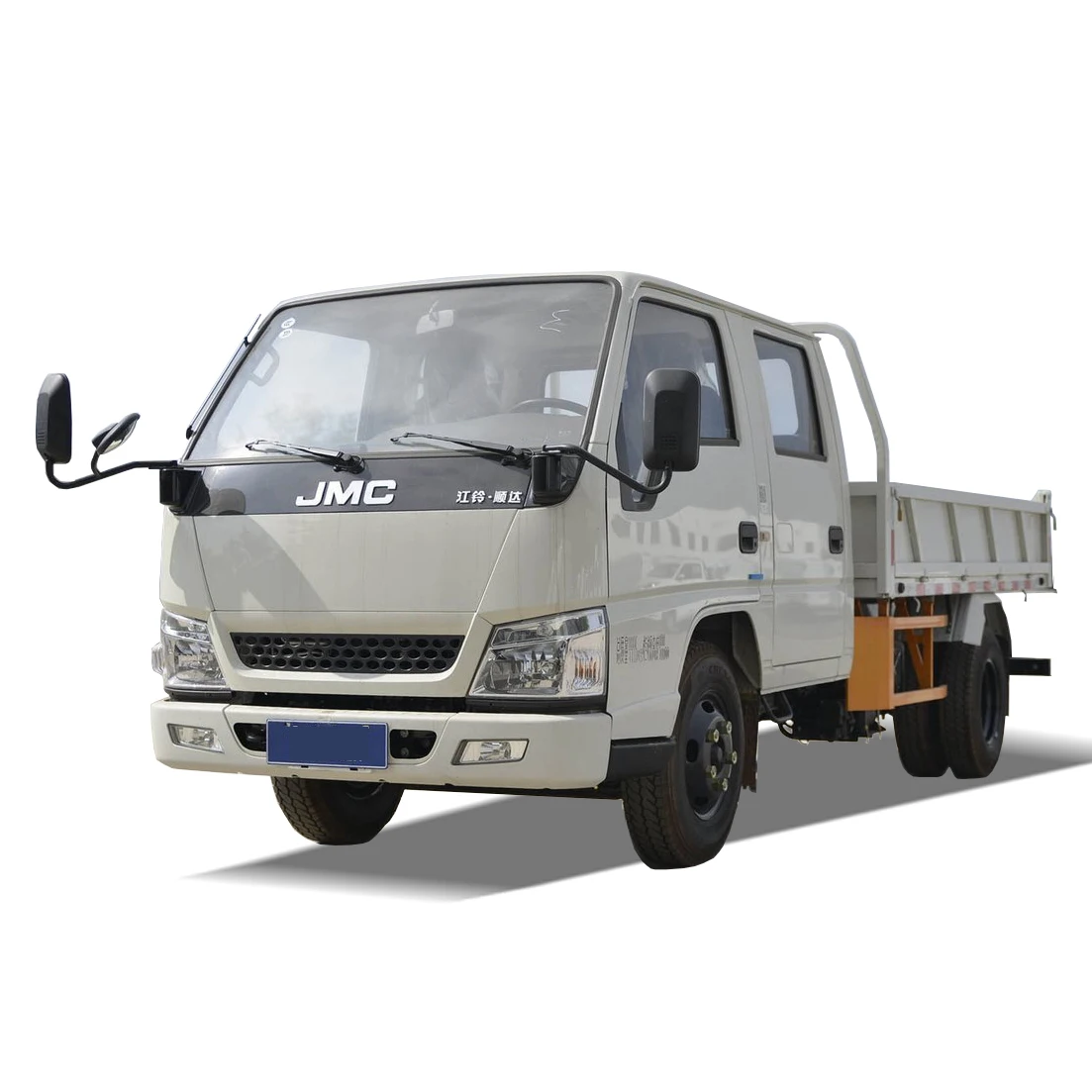 JMC SHUNDA 4*2 double row 122 Horsepower 3-Meters Mini Dump Truck With Low Price