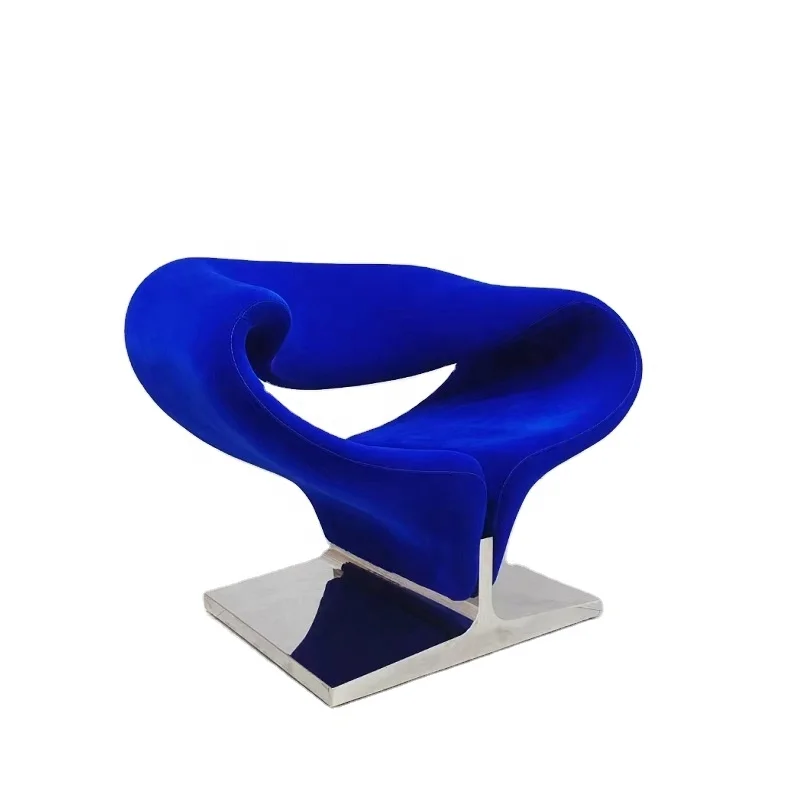 Modern designer living room single sofa chair Hotel bedroom comfortable Lounge chair and ottoman furniture