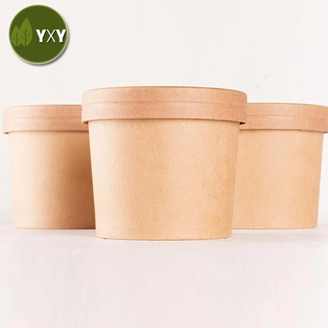  Eco Friendly Recyclable Disposable Microwaveable Togo Soup Bowl For Hot