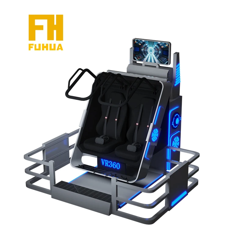 32 inch large screen 720 degree VR glasses enjoy  flight simulator the exciting and fun massive games  equipment with 2 seater