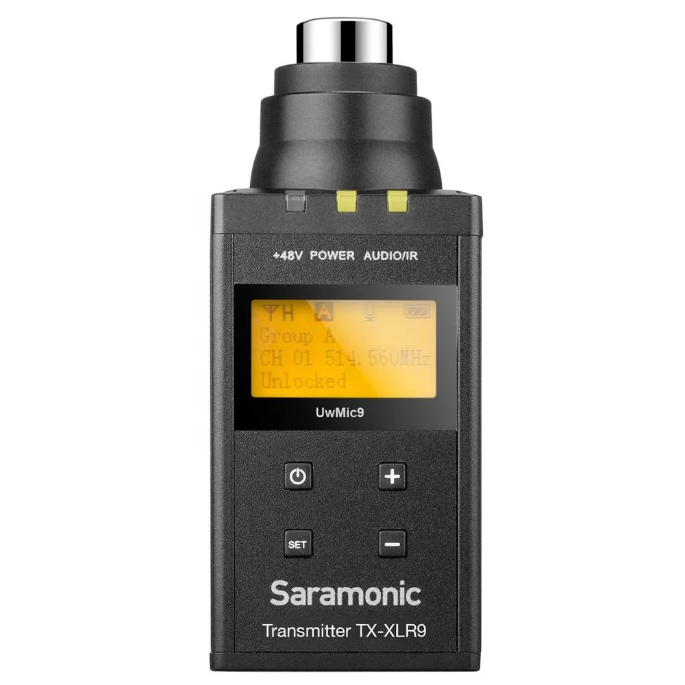 Saramonic UwMic9 TX-XLR9 UHF штекер-на XLR микрофон передатчик с 48В Для RX9