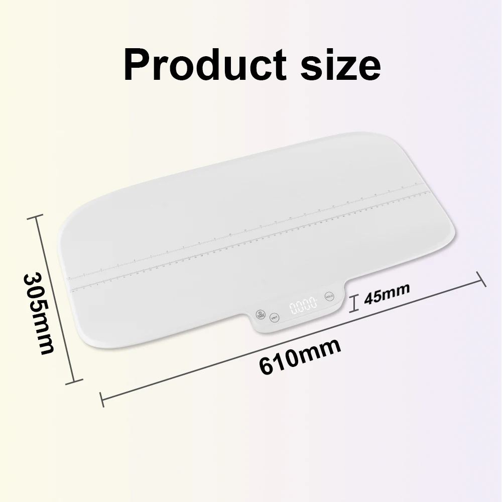 Tare function hold function White LED display 30kg scale digital baby scales & growth charts newborn baby weight scale