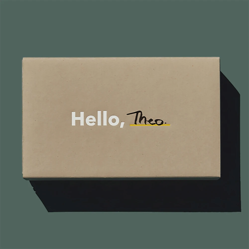 Hbkp485 Customized Printed Self Sealing Gift Box With Tear Strip Closure Made Of Corrugated Cardboard Paper For Shipping