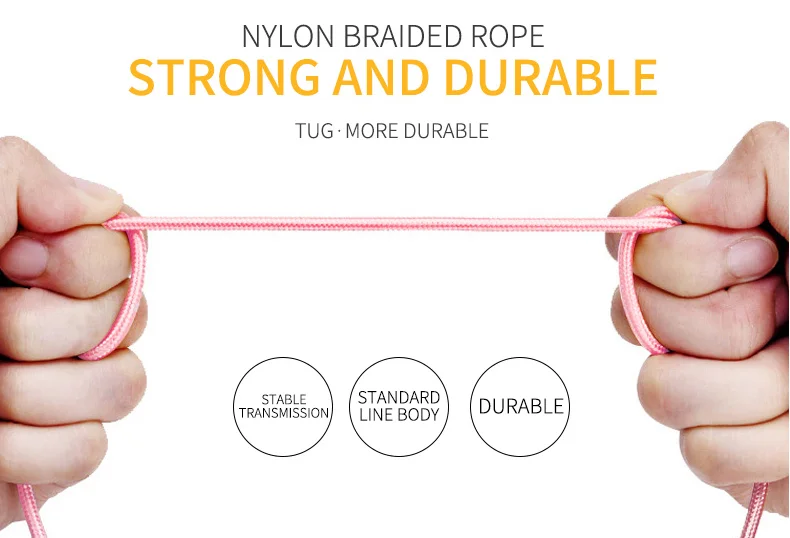 
1.5M Cord Nylon Braided USB3.1 Typ-C Charger Data Sync Fast Charging USB C Cable 