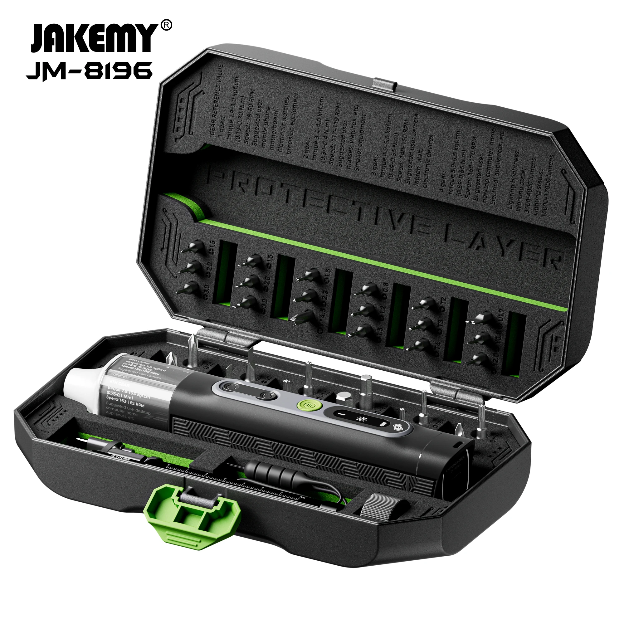 Household Portable Mini Cordless Precise Rechargeable Electric Screwdriver Set 35 in 1 LED Light rechargeable screwdriver