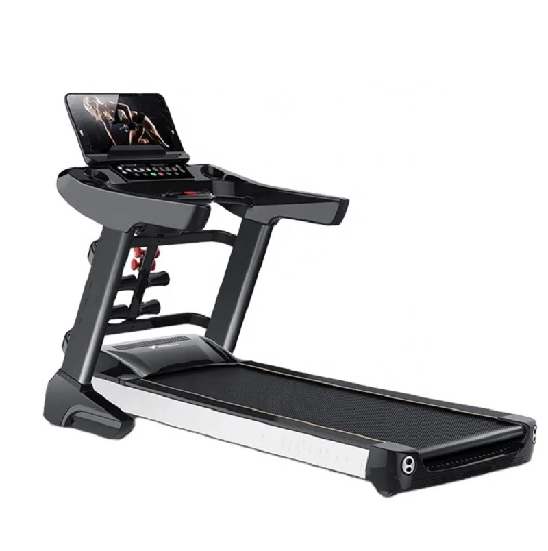Home Gym Equipment 1-20km/h Speed Multi Functional Smart Treadmill Lcd Color Screen WiFi Folding Motorized Treadmill