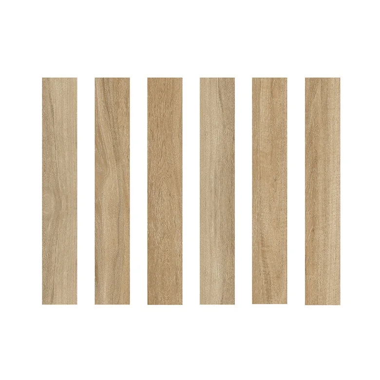 Home interior wood look wall tiles non slip matte 15x90 dark gray porcelain wooden tiles floor
