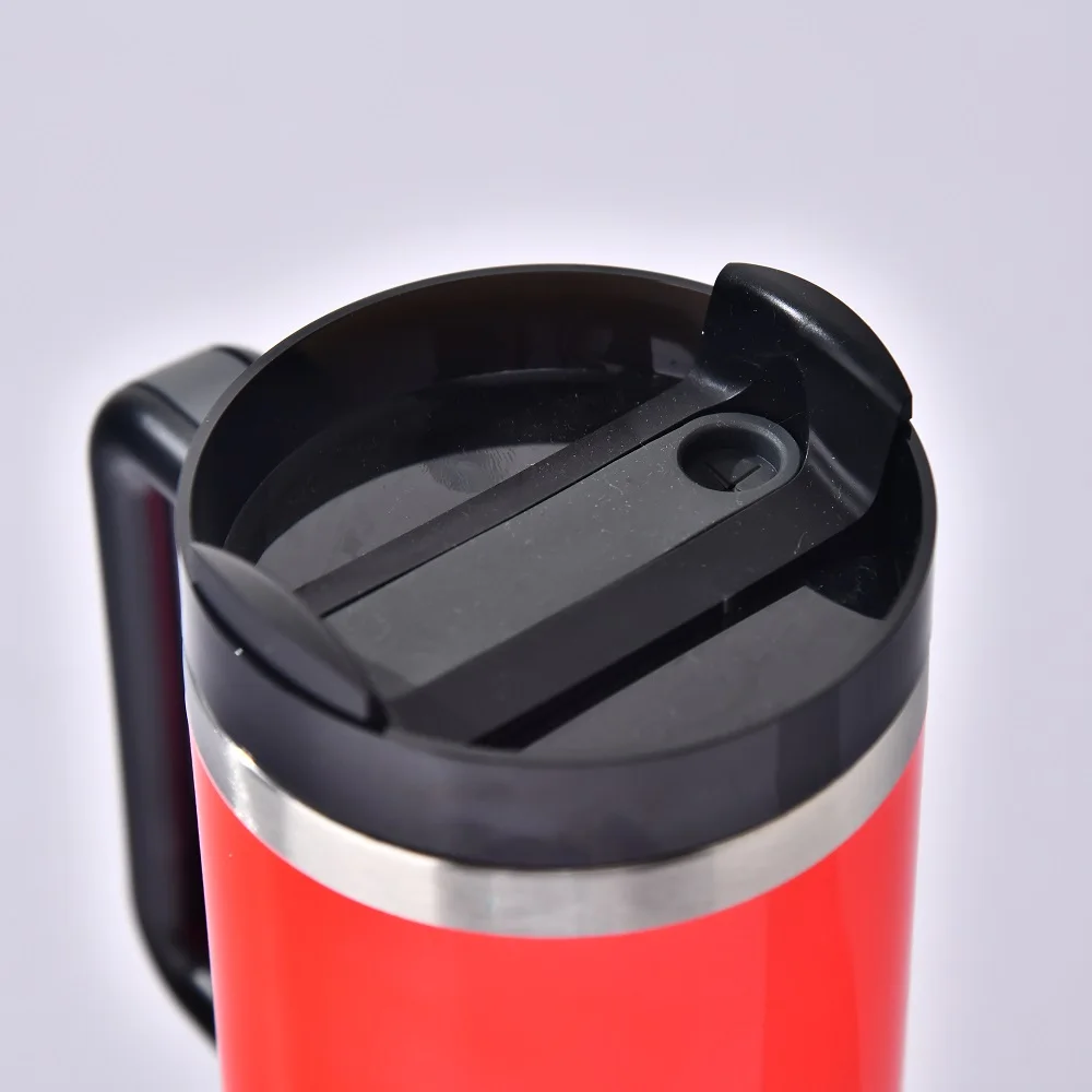 Wholesale Stainless Steel Double Wall Insulated Travel Cup 30Oz Drinkware Coffee Tumbler With Handle And Lid
