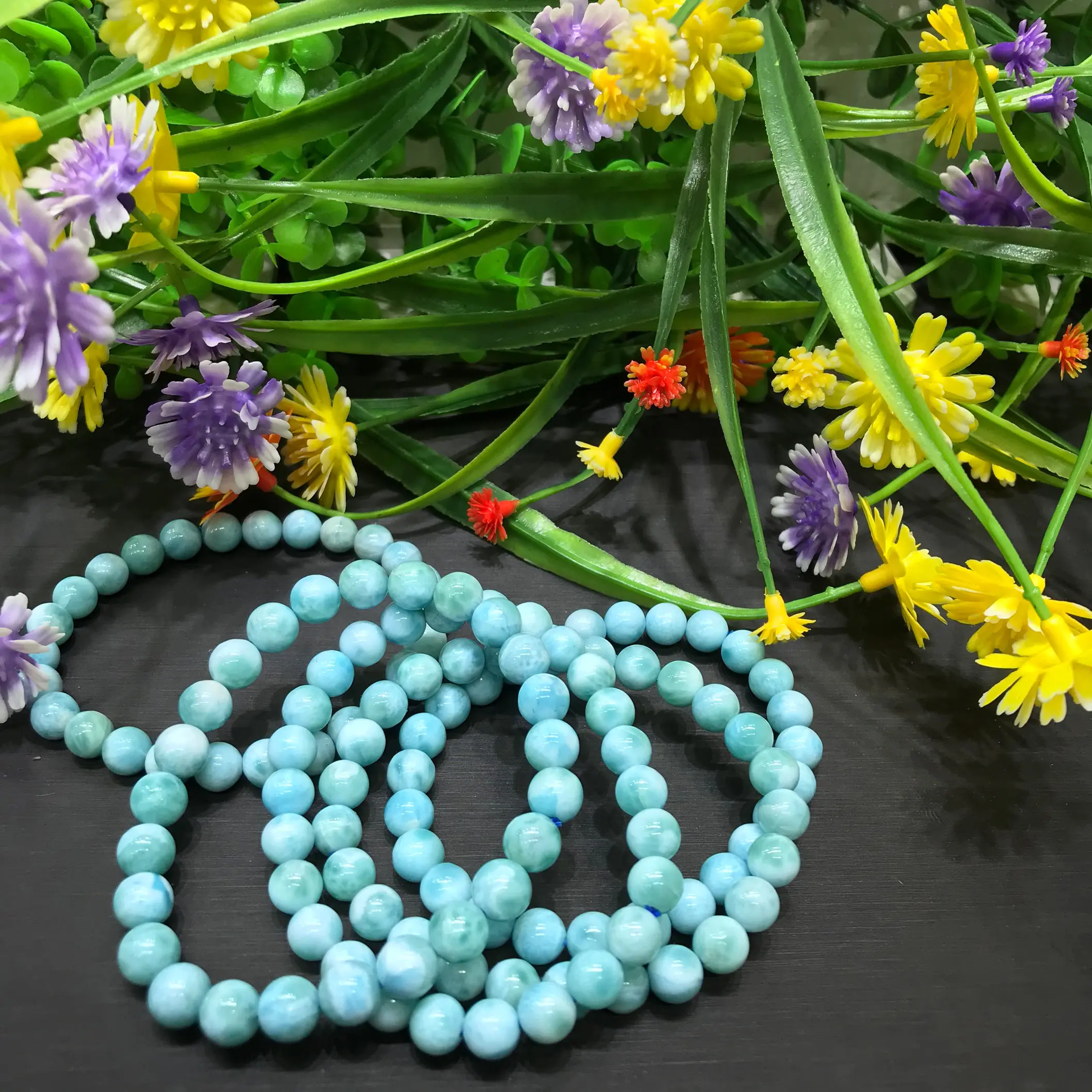 New Natural Larimar Crystal Bracelet For Gifts Decoration