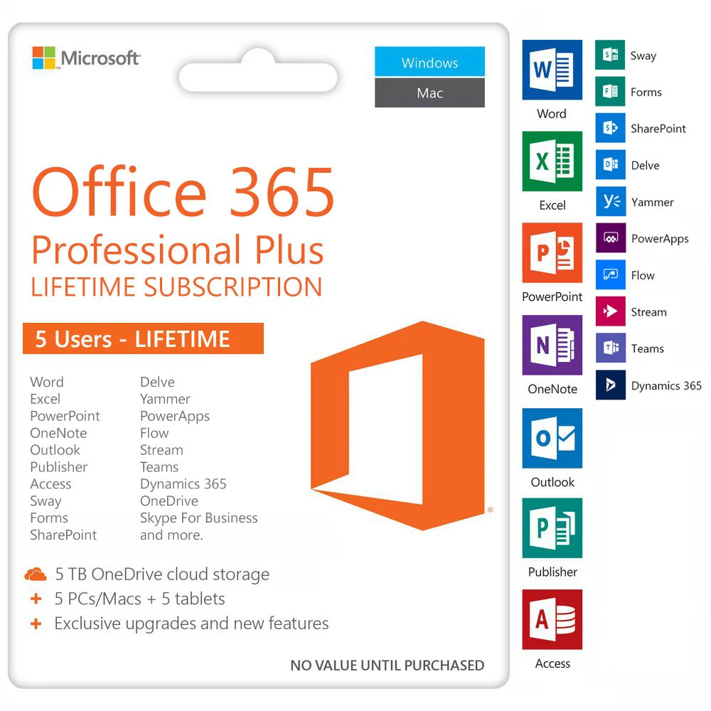 license email to send MS Office 365 account + password office 365 pro plus 100% online office 365 personal account