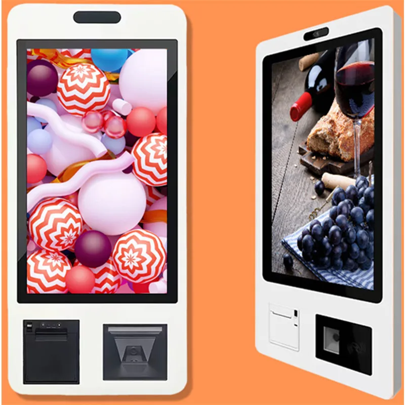 32 inch Touch Screen Self Service Ordering Machine Payment Order Kiosk For Restaurant