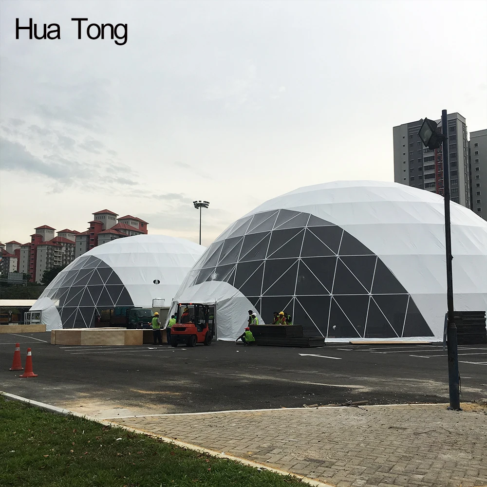 Transparent dome tent geodesic outdoor camping dome tent for glamping