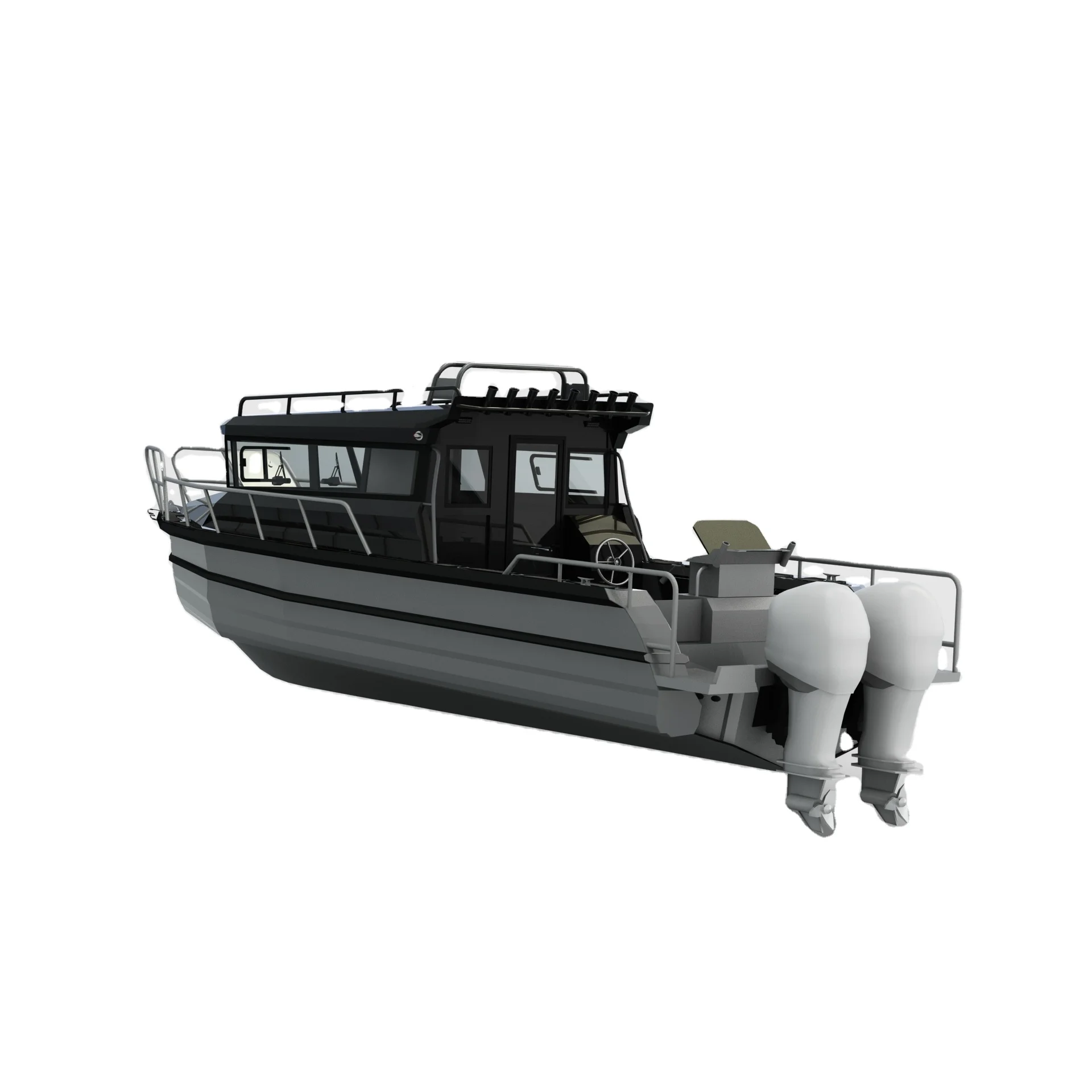 9m 30ft Offshore Luxury Multi-purpose Outboard Aluminum Fishing Boat for sale